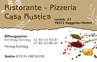 Visitenkarte Casa Rustica