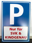 Parkschild Kindgenau