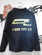 Fleecejacke Ambulanz Berlin