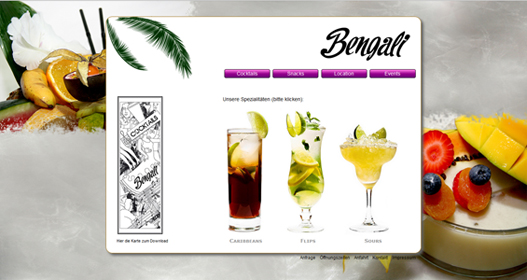 Webseite Bengali